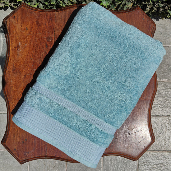Sky Blue Bath Towels - 675 GSM