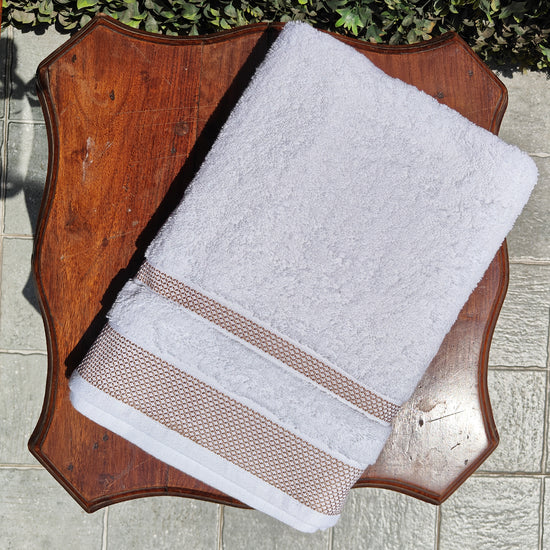 White Bath Towels - 675 GSM