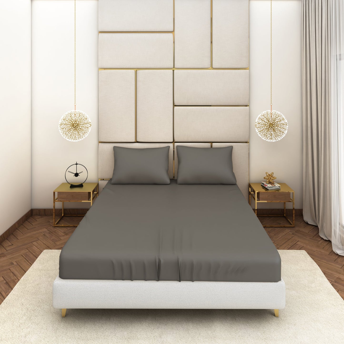 Satin Bedsheet Set - Seevo.in