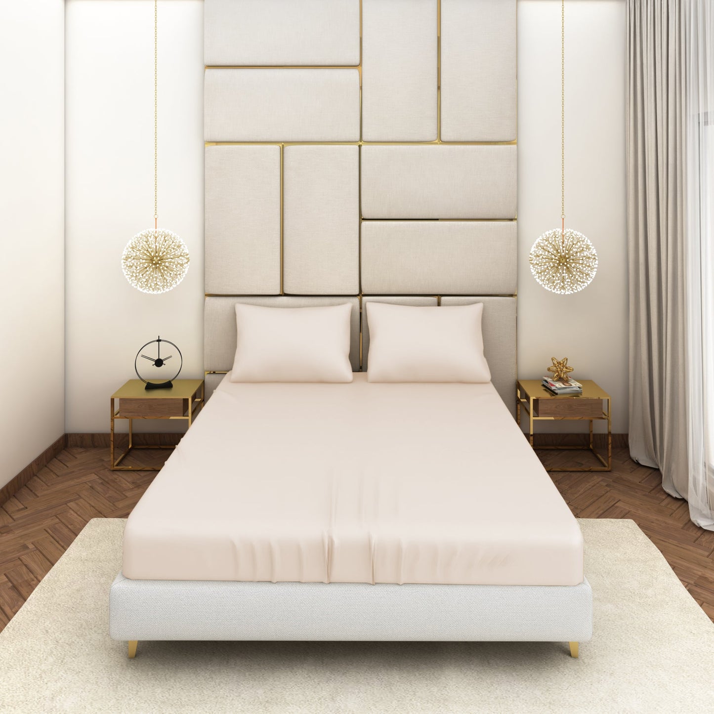 Satin Bedsheet Set - Seevo.in