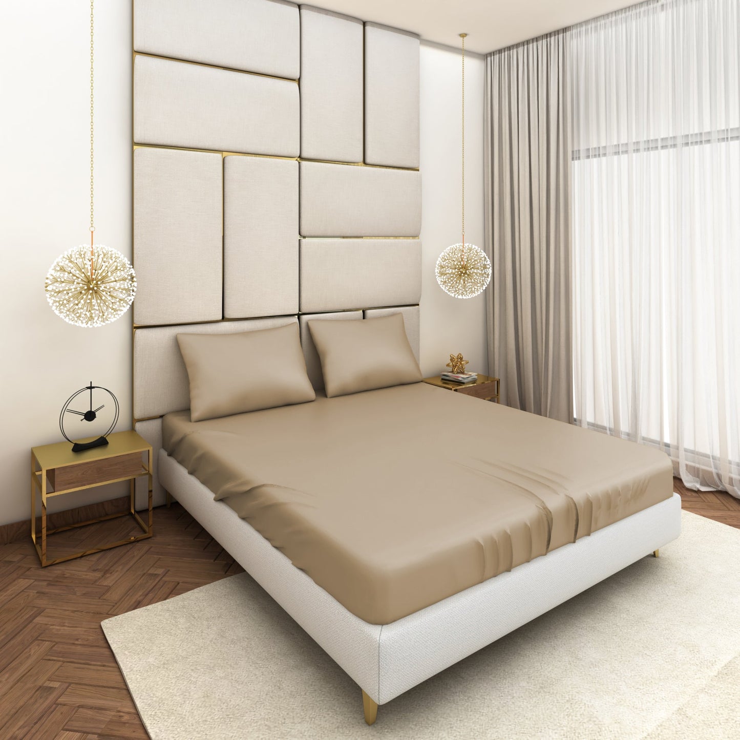 Satin Bedsheet Set - Seevo.in