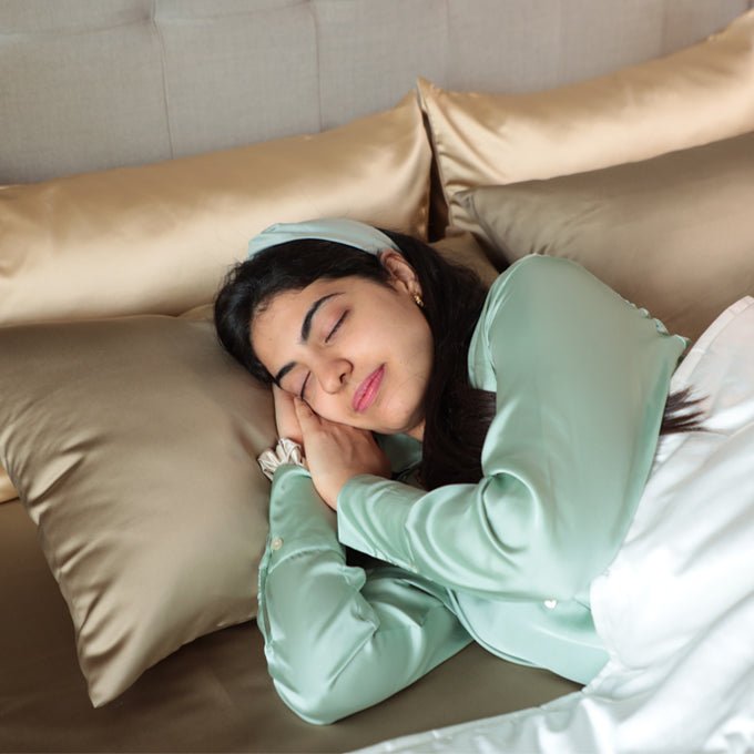 Seevo satin pillow covers in a range of colours