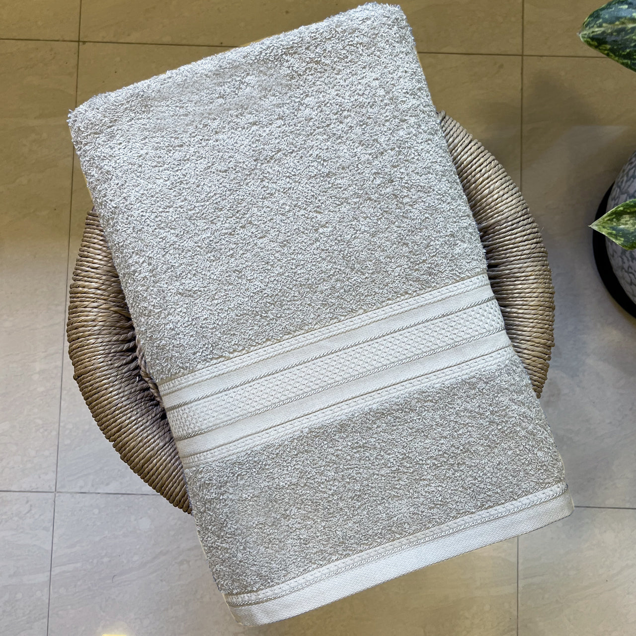 Grey Classic Bath Towels - 400 GSM