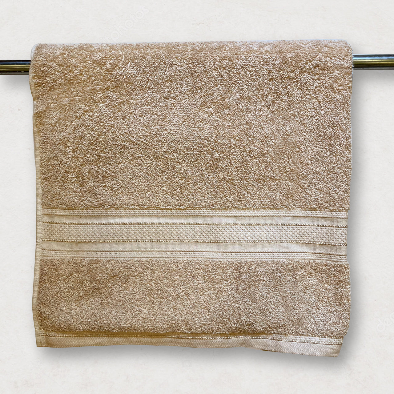 Beige Classic Bath Towels - 400 GSM