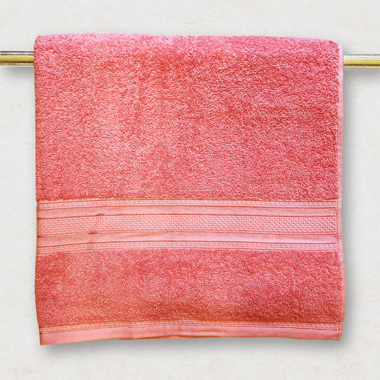 Load image into Gallery viewer, Pink Classic Bath Towels - 400 GSM
