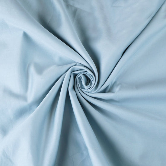 400 TC Cotton Bedsheet Set (Sky Blue) - Seevo.in
