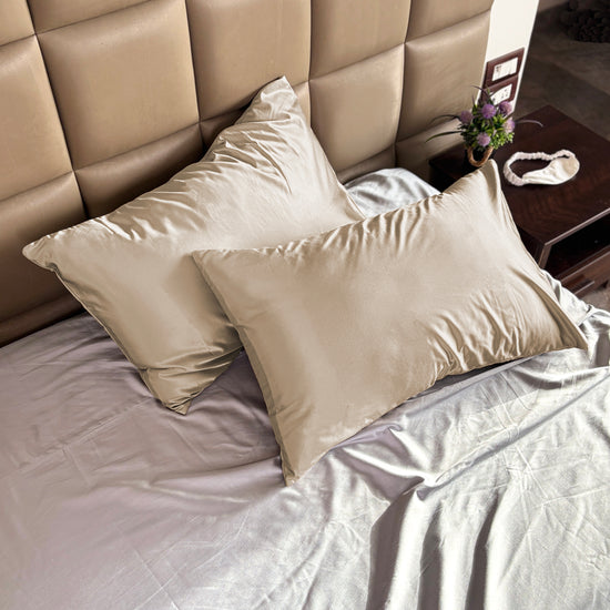 Satin Pillow Covers - Set of 2