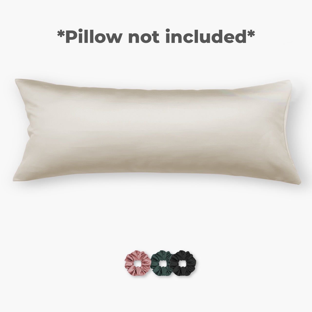 Satin Cuddle Pillow Cover  - Set of 1