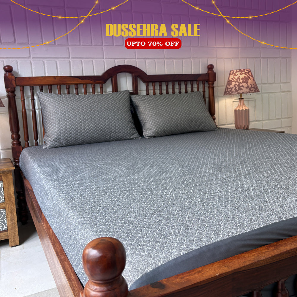 Grey Waterproof Mattress Protector – Single, Queen & King by Seevo, photo 9