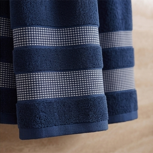 Zev Navy Blue Bath Towel - 400 GSM