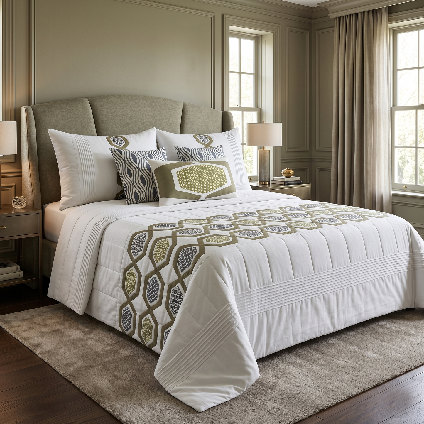 Rome Bed Covers Set - King Size