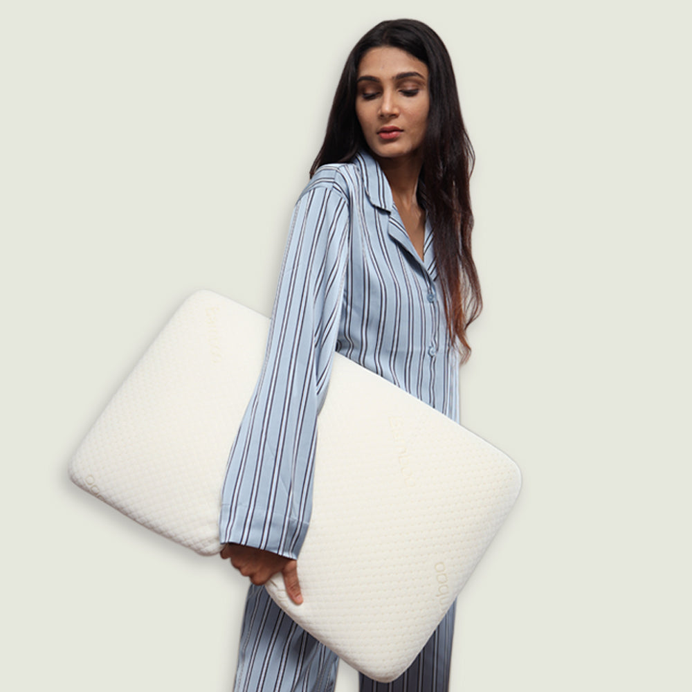 Memory Foam Slim Pillow - Pack of 1