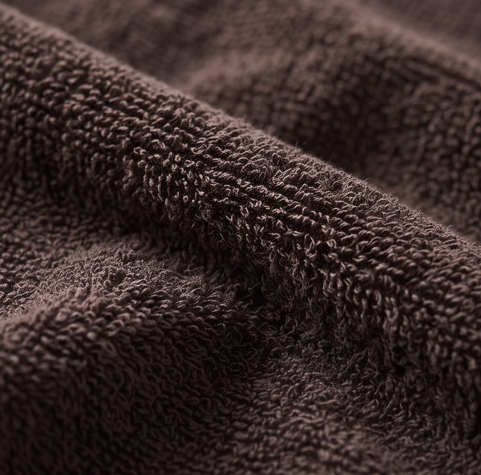 Zev Dark Brown Bath Towel - 400 GSM