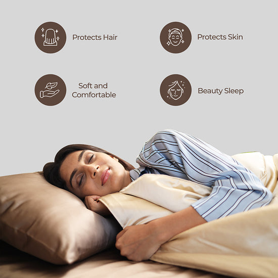 Mustard Satin Bedsheet Set