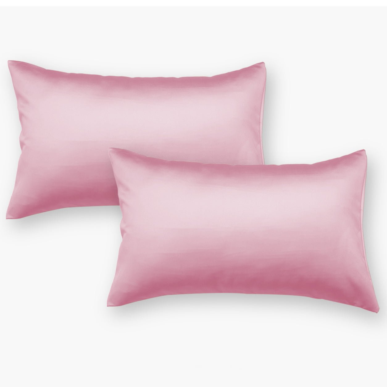 Lavender Satin Pillow Covers - Set of 2 - Seevo.in