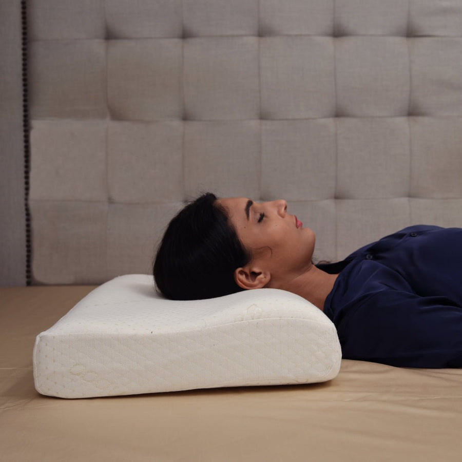 Memory Foam Contour Bamboo Pillow, Pack of 1 by Seevo, photo 3