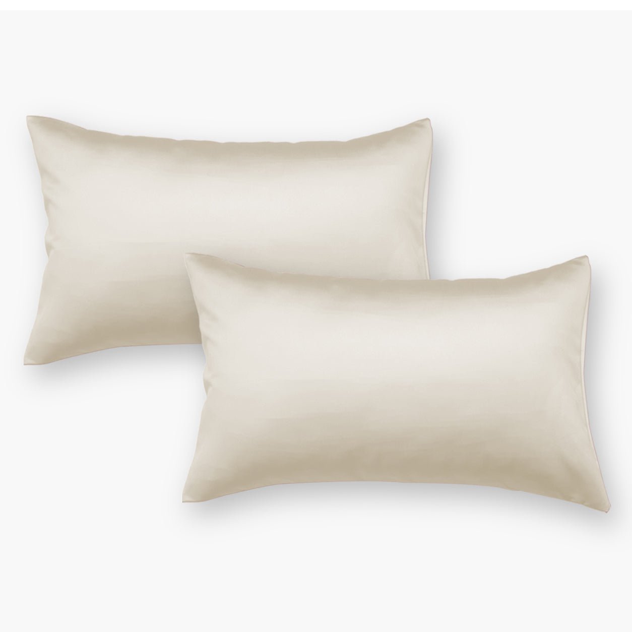 Pearl Satin Pillow Covers - Set of 2 - Seevo.in