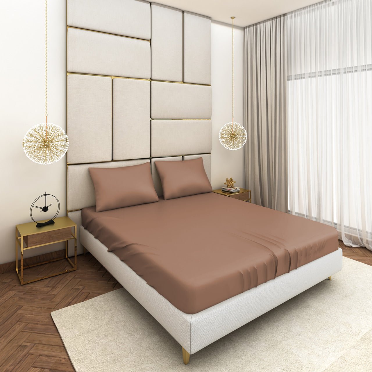 Satin Bedsheet Set - Seevo.in
