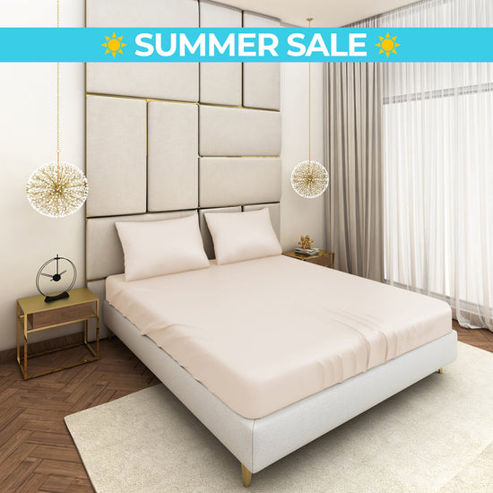 Satin Bedsheet Set - Seevo.in