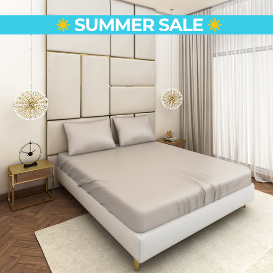 Satin Bedsheet Set - Seevo.in