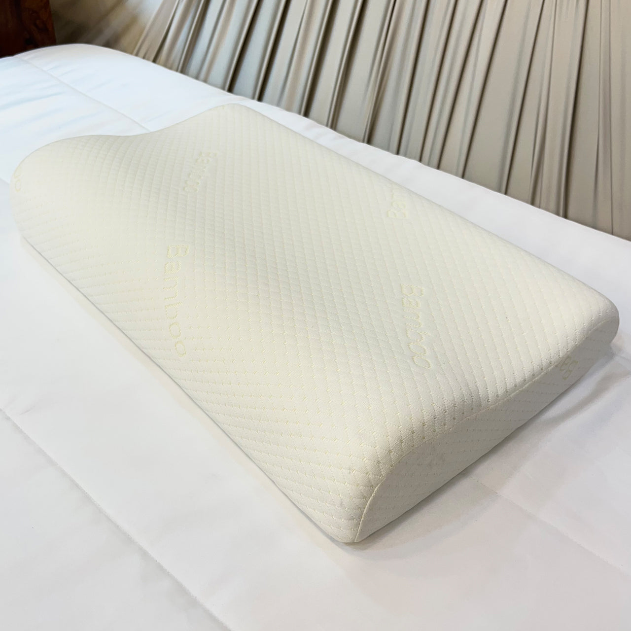 Memory Foam Contour Bamboo Pillow - Pack of 1